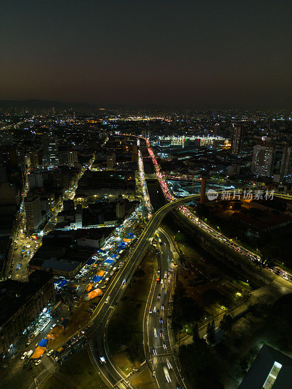 Landscape of the Historic Center in São Paulo